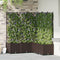 vidaXL - Tuinplanner - met - Trellis - - - 5 - stuks - - - Bruin - - - 120x120x143 - cm
