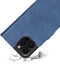 Mobiparts iPhone 16 Pro Max - Classic Wallet Case - MagSafe Compatible - Blauw