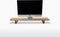 Oakywood Desk Shelf - Massief Eiken / Zwart - Echt Hout Dual Monitor Standaard Beeldschermverhoger Clean Desk Ergonomisch Stijlvol