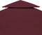 vidaXL - Prieeldak - 2-laags - 4x3m - 310 - g/m² - bordeaux