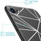 iMoshion Hoesje Geschikt voor iPhone SE (2022) / SE (2020) / 8 / 7 Hoesje Siliconen - iMoshion Design hoesje - Zwart / Graphic Cube Black