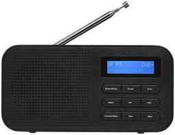 Denver DAB-42 - DAB+ FM Radio - 20 Voorkeuzezenders - Zwart