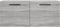 vidaXL - Wandkast - 80x36,5x35 - cm - bewerkt - hout - grijs - sonoma - eikenkleurig