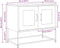 vidaXL - Tv-meubel - 68x39x60,5 - cm - koudgewalst - staal - antracietkleurig