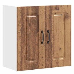 vidaXL - Keukenwandkast - Kalmar - bewerkt - hout - oud - houtkleurig