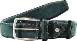 J.p.l.c. Riemen Groen - Maat 95 - Mannen - Never out of stock Collectie - Suède