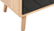 BRISTOW - Dressoir - Lichtbruin/Zwart - Hout