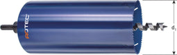Rotec Dakdoorvoerboor 110x300mm 4-6tpi incl.boor +6kt adapter