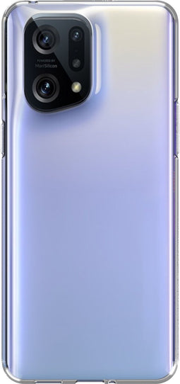 iMoshion Hoesje Geschikt voor Oppo Find X5 Pro 5G Hoesje Siliconen - iMoshion Softcase Backcover smartphone - Transparant