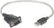 Manhattan 205146 - USB 1.1 Adapter - 1x USB 1.1 stekker A - 1x D-sub stekker 9-polig - Grijs