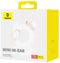 Baseus Bowie WM02 - In-ear Oordopjes met Microfoon - Bluetooth 5.3 - Wit