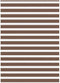 vidaXL - Zebra - rolgordijn - 160x230 - cm - stofbreedte - 155,9cm - polyester - bruin