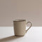 Dutch Rose Organic Mok 39 cl - Theemok - Koffiemok - Creme - Stoneware Handgemaakt .