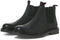 JACK&JONES JFWLEYTON LEATHER SN - Heren laarzen - Pirate Black