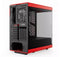 HYTE Y40 - ATX Semi-toren doos - Gehard glas - Rood