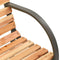 vidaXL - Tuinbank - dubbel - 225 - cm - massief - vurenhout