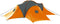 vidaXL - Tent - 9-persoons - stof - grijs - en - oranje