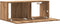 vidaXL - Tv-wandmeubel - 80x30x30 - cm - bewerkt - hout - artisanaal - eikenkleurig