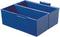 Kaartenbak han a5 300krt breed kstof blauw | 3 stuks