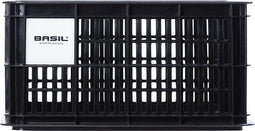 Basil MIK S - Fietskrat 17.5L - Gerecycled kunststof zwart