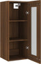 vidaXL - Wandkast - 34,5x34x90 - cm - bruin - eikenkleur