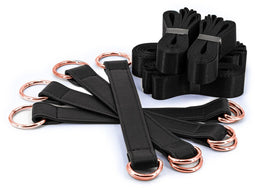 Bondageset Bondage Couture Tiedown Straps Zwart