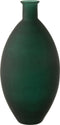 J-Line vaas Ovaal - glas - mat - groen