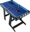 Juskys Multi-Speeltafel 5 in 1 - Biljart Tafelvoetbal Hockey Tafeltennis Basketbal - Benzine