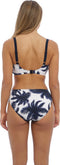 Fantasie Carmelita Avenue UW Gathered Full Cup Bikini Top - Dames Bikinitopje - Volledige bedekking - Marine/Wit
