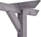 vidaXL - Pergola - 400x40x205 - cm - geïmpregneerd - grenenhout - grijs