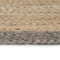 vidaXL - Vloerkleed - handgemaakt - met - olijfgroene - rand - 90 - cm - jute