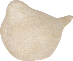 J-Line figuur Vogel Magnesium - polyresin - creme - small