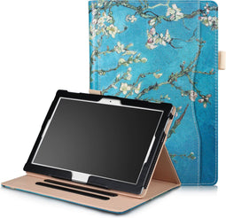 Stand flip hoes - Geschikt voor Lenovo Tab E10 - Van Gogh Amandelboom