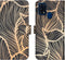 iMoshion Hoesje Geschikt voor Samsung Galaxy M31 Hoesje Met Pasjeshouder - iMoshion Design Softcase Bookcase - Meerkleurig / Golden Leaves