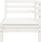 vidaXL - Tuinbank - 3-zits - met - voetenbank - massief - grenenhout - wit