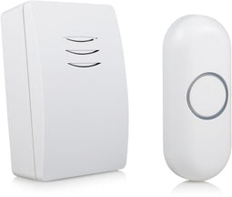 Byron DBY-21131 - Draadloze deurbelset - 36 melodieën - Wit