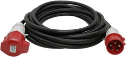 Walther Werke 39300506100 Stroom Verlengkabel 32 A Zwart 10.00 m
