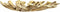 Dienblad DKD Home Decor Gouden Hars 24 x 19 x 2,7 cm