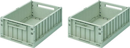 Liewood Weston storage box- 2 stuks - Medium - Peppermint