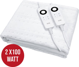 DistinQ Elektrische Deken - 2-Persoons - 6 Warmtestanden - Wit