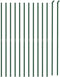 vidaXL - Draadgaashek - met - flens - 1,8x25 - m - groen