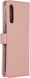 Selencia Galaxy A50 / A30s - Echt Lederen Bookcase - 3 Pashouders - Roze