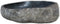 vidaXL - Wastafel - ovaal - 37-46x29-36 cm - riviersteen - antraciet