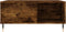 vidaXL - Salontafel - 80x80x36,5 - cm - bewerkt - hout - gerookt - eikenkleurig