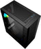 Gembird CCC-FC-4000 - Tower PC - ATX ITX micro ATX - Geharde glas zijpaneel - Zwart