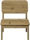 vidaXL - Tuinstoel - 60x52,5x72 - cm - geïmpregneerd - grenenhout