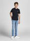 JACK & JONES JUNIOR Glenn - 5-pocket slim fit jeans - Blauw