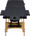 vidaXL - Massagetafel - inklapbaar - 2 - zones - hout - zwart