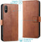 iMoshion Hoesje Geschikt voor Xiaomi Redmi 9A Hoesje Met Pasjeshouder - iMoshion Luxe Bookcase - Bruin