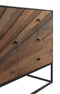 Arcón De Madera - Opbergkast 1 Deur 3 Lades - Metalen Basis